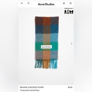 acne studios scarf